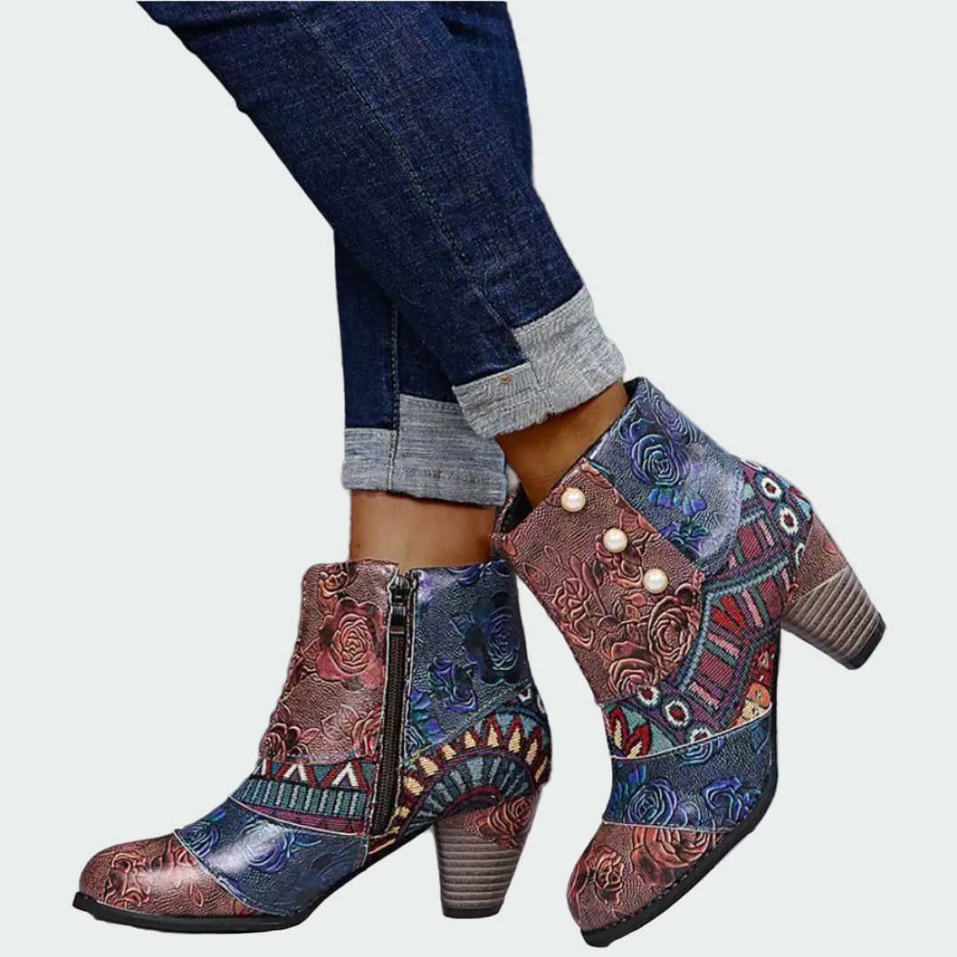Maison Valmont™ | Bottines Bohème Multicolores