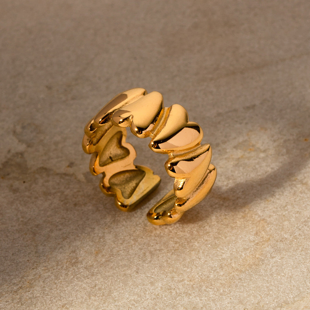 Maison valmont™ | bague cœurs infini