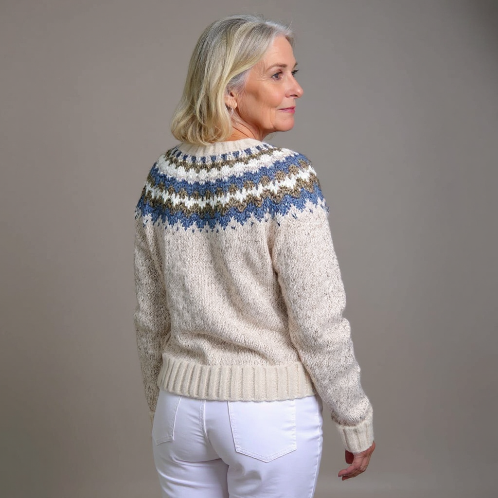 Maison Valmont™ | Cardigan Islandais Élégance Authentique