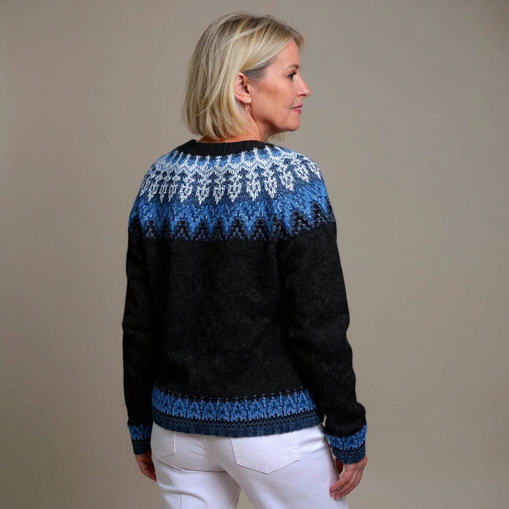 Maison Valmont™ | Cardigan Islandais Héritage Fait Main