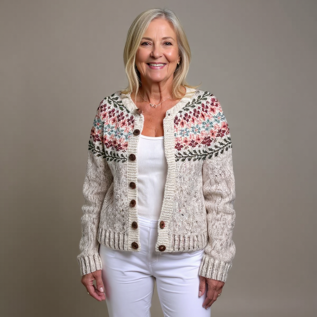 Maison Valmont™ | Cardigan Islandais Essence Authentique