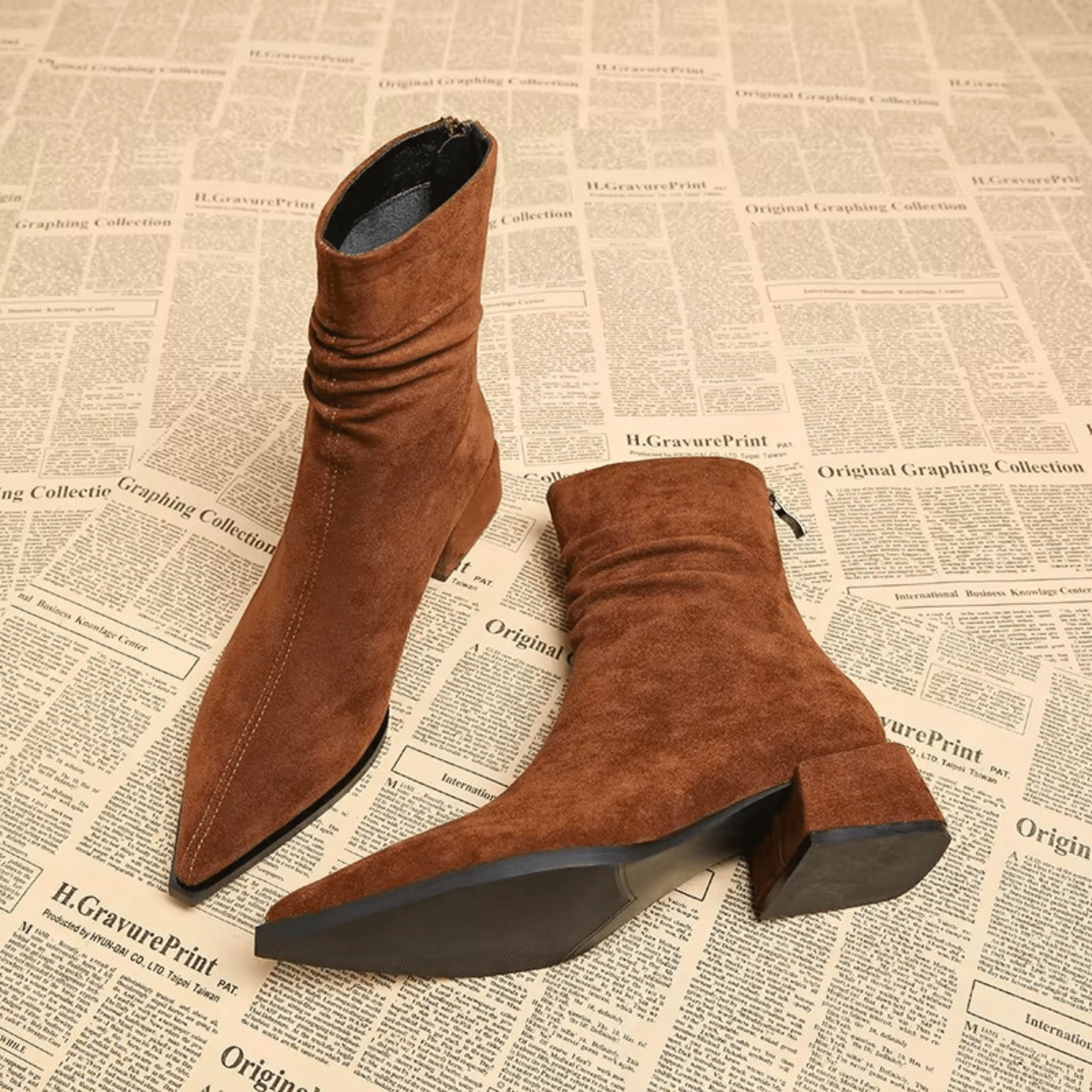 Maison Valmont™ | Bottines Suédine
