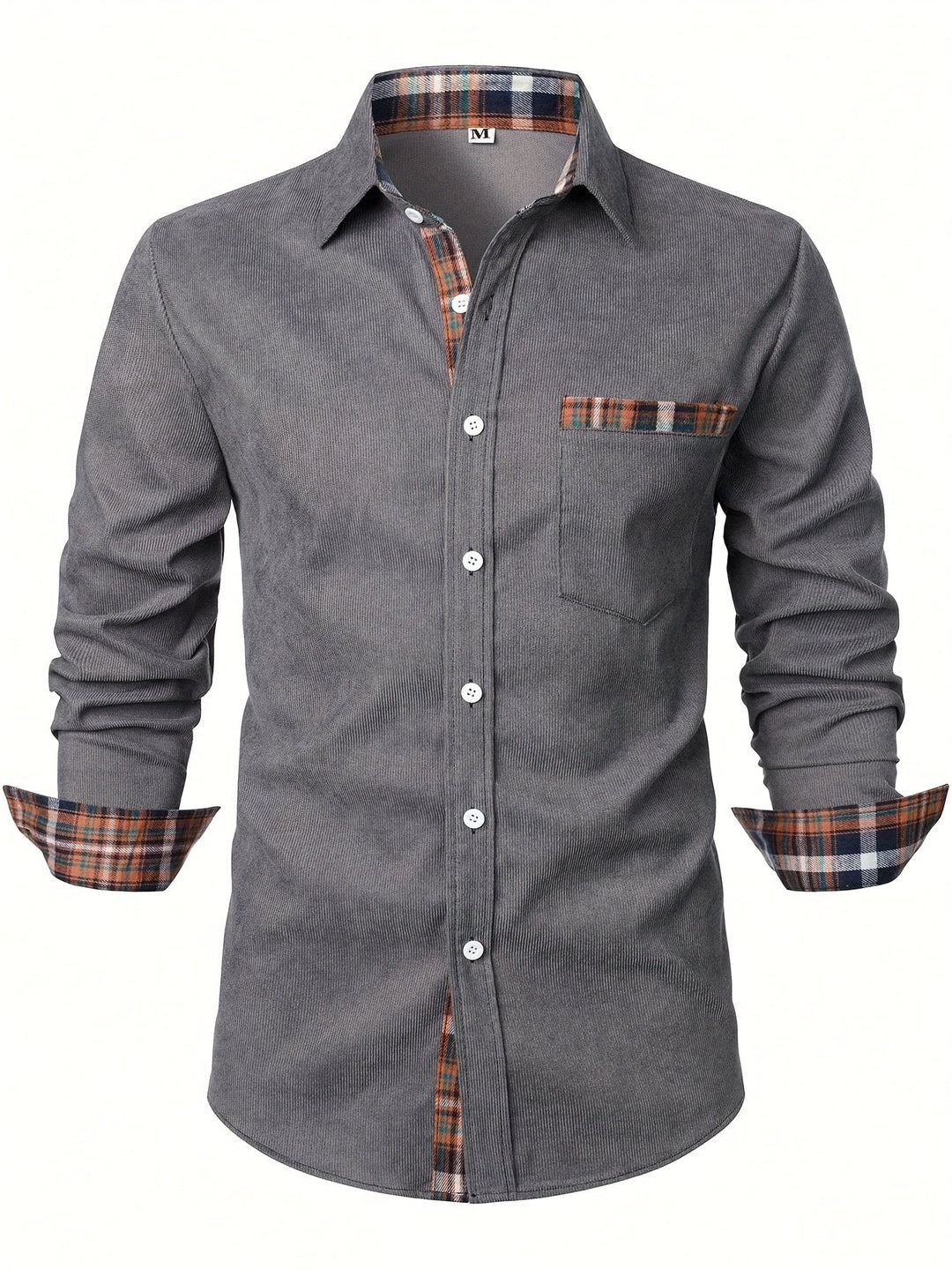 Chemise Structurée pour Homme – Chemise À Col Carré