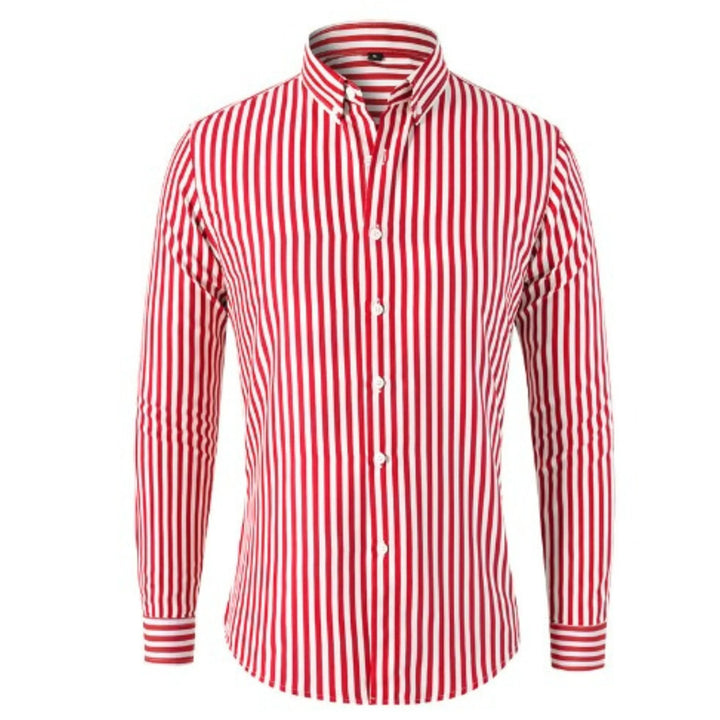 Chemise pour Homme – Chemise À Rayures Boutonnée