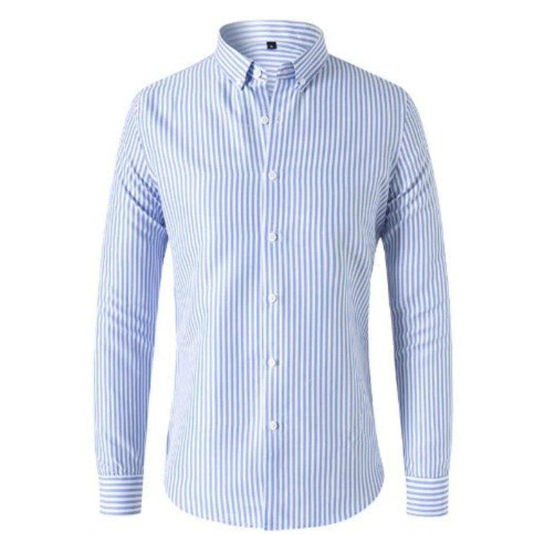 Chemise pour Homme – Chemise À Rayures Boutonnée