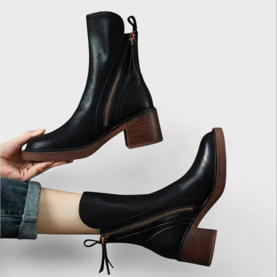 Maison Valmont™ | Bottines Élégantes en Cuir