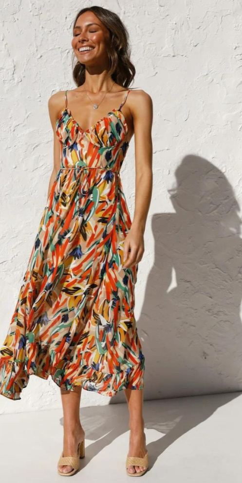 Robe Midi pour Femme – Idéale L Été Et Les Sorties