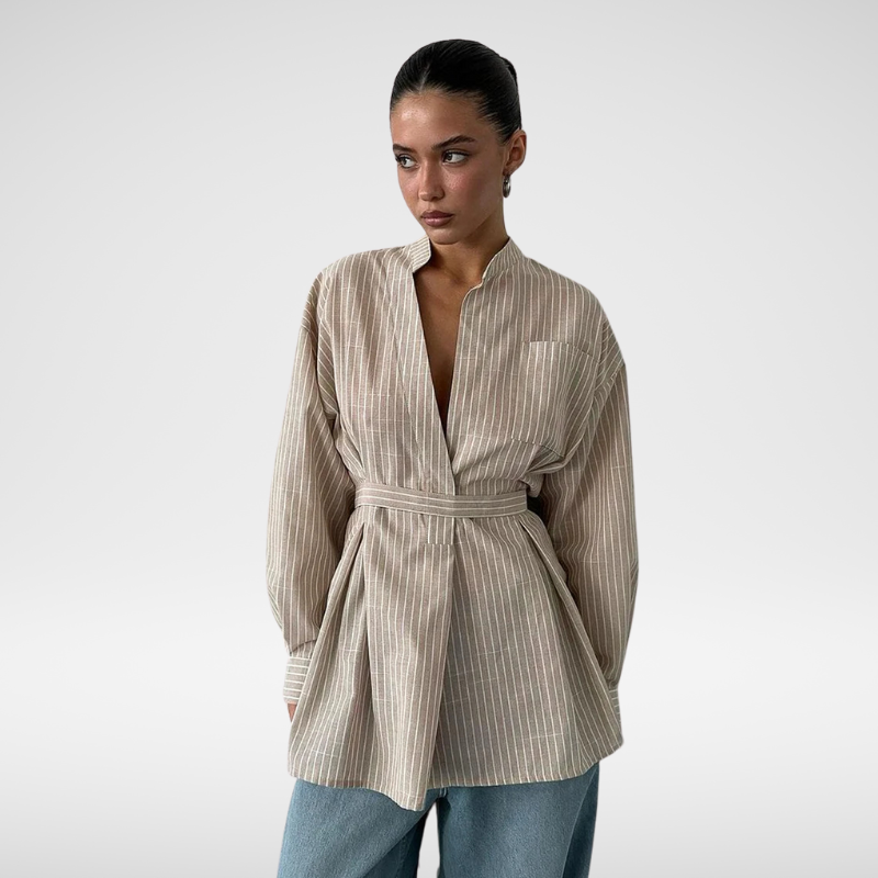 Maison valmont™ | chemisier élégance linéaire