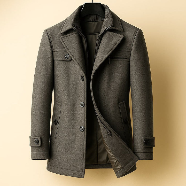 Manteau pour Homme – Coupe Nette pour la Saison Froide en Toute Saison