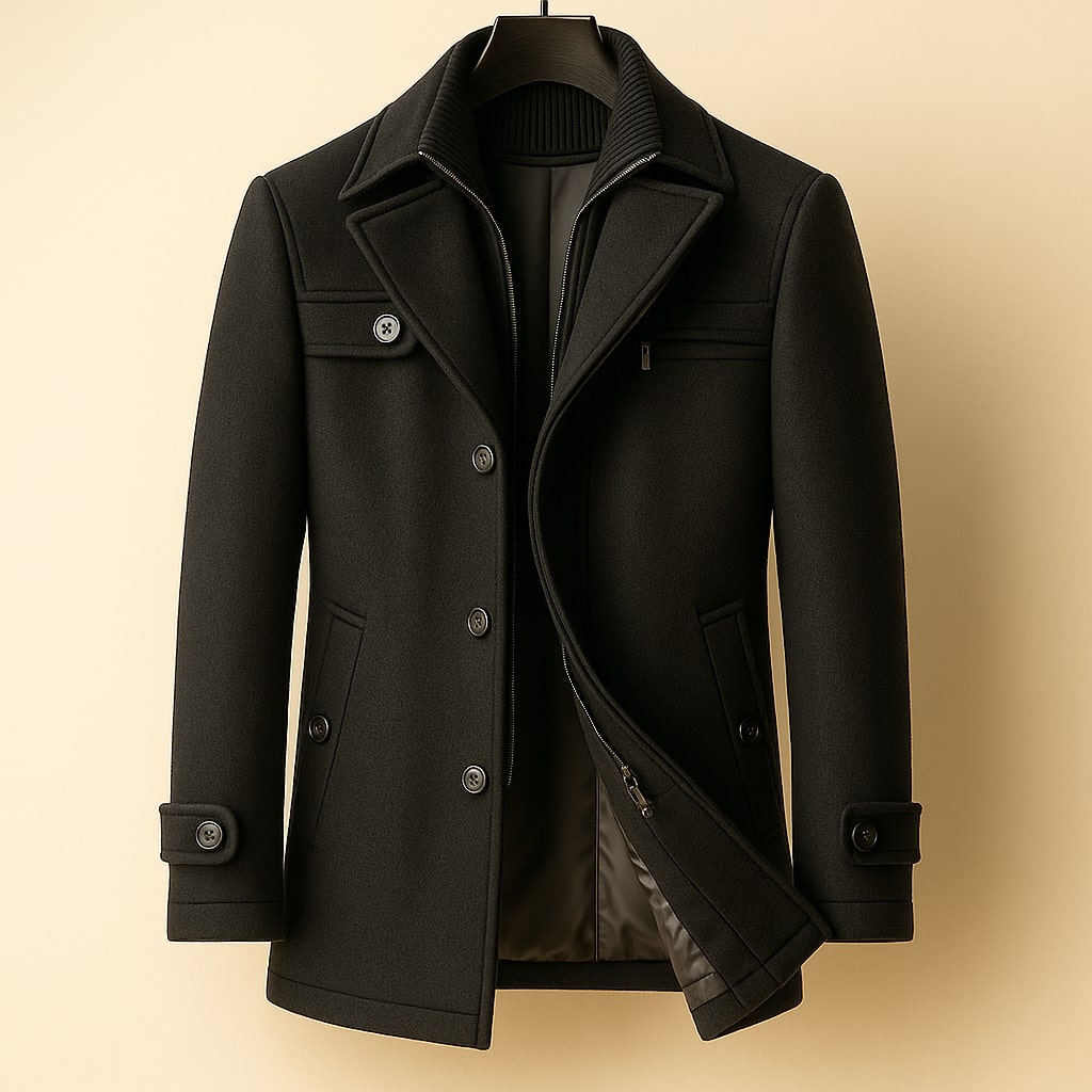 Manteau pour Homme – Coupe Nette pour la Saison Froide en Toute Saison