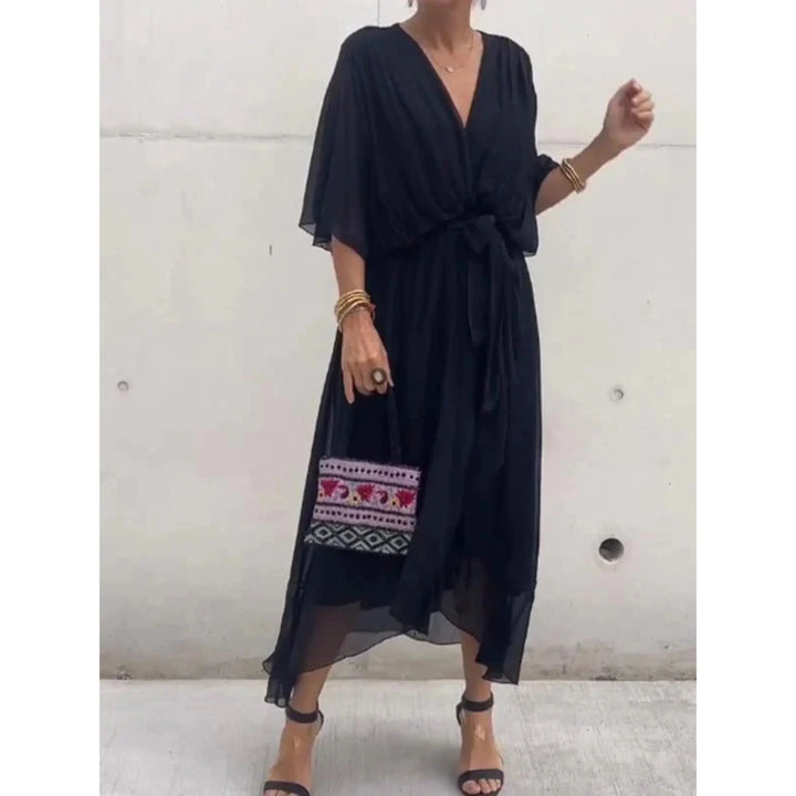 Robe pour Femme – Robe Longue À Ceinture