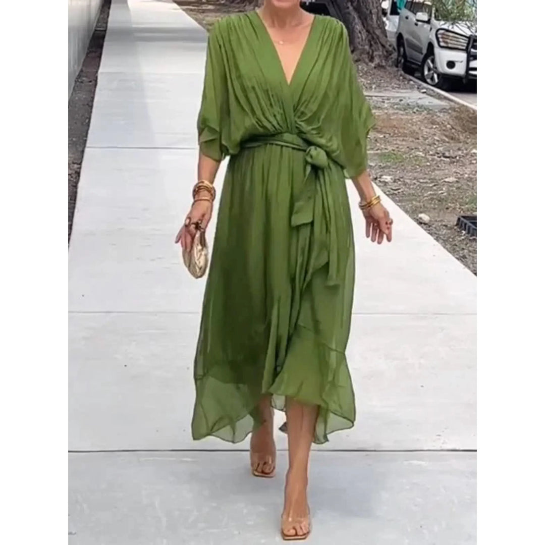 Robe pour Femme – Robe Longue À Ceinture
