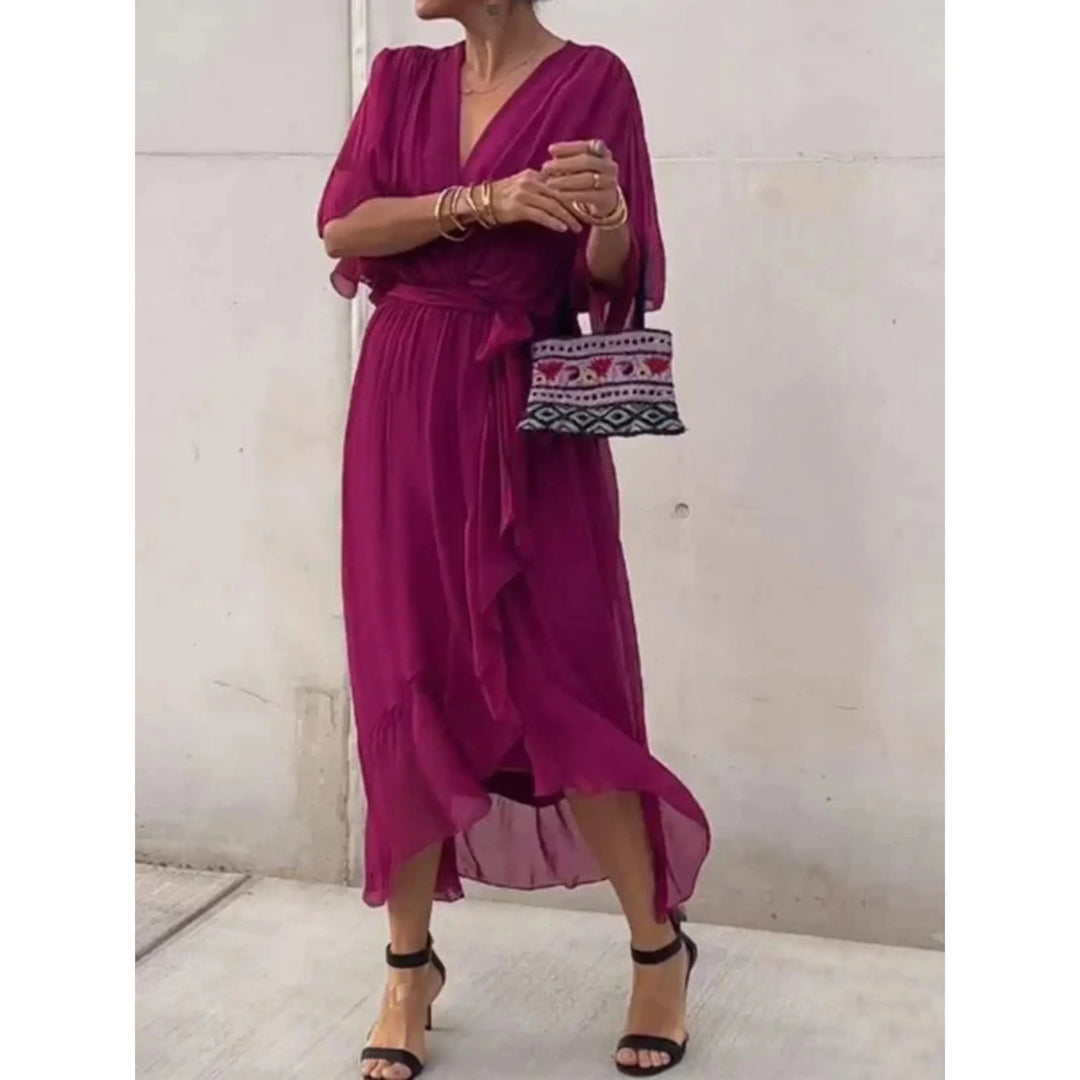 Robe pour Femme – Robe Longue À Ceinture
