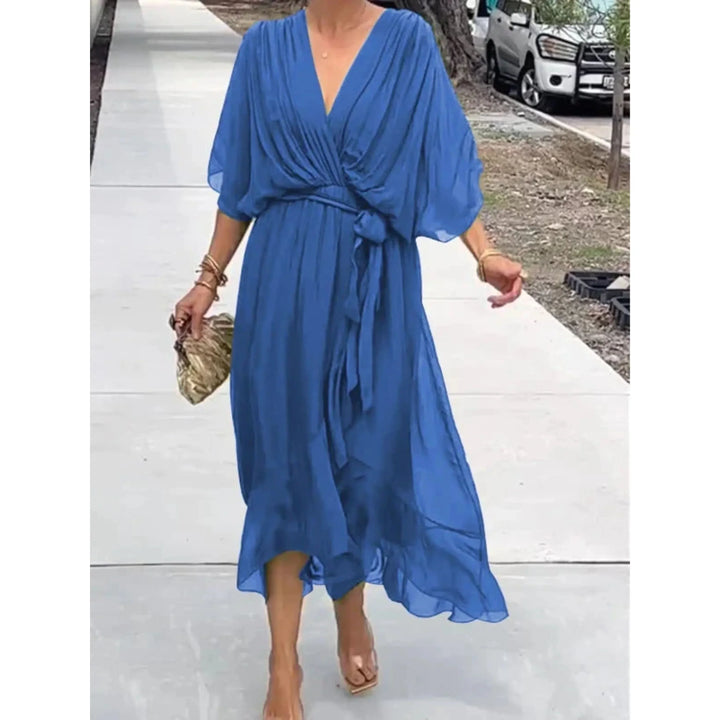 Robe pour Femme – Robe Longue À Ceinture