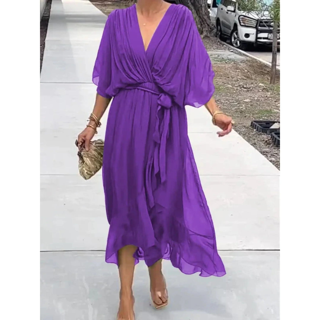 Robe pour Femme – Robe Longue À Ceinture