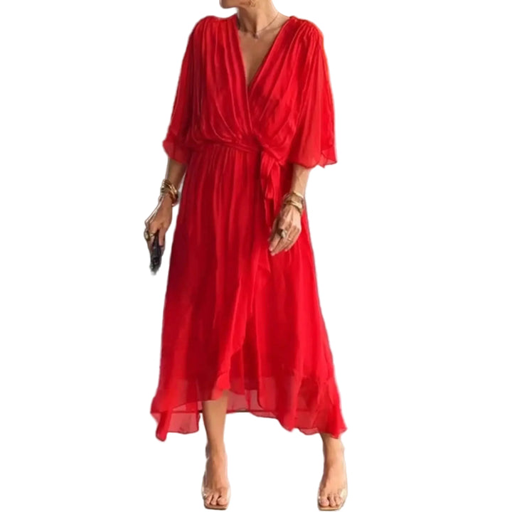 Robe pour Femme – Robe Longue À Ceinture
