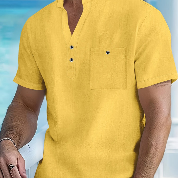 Chemise Structurée pour Homme – Chemise À Col Qipao