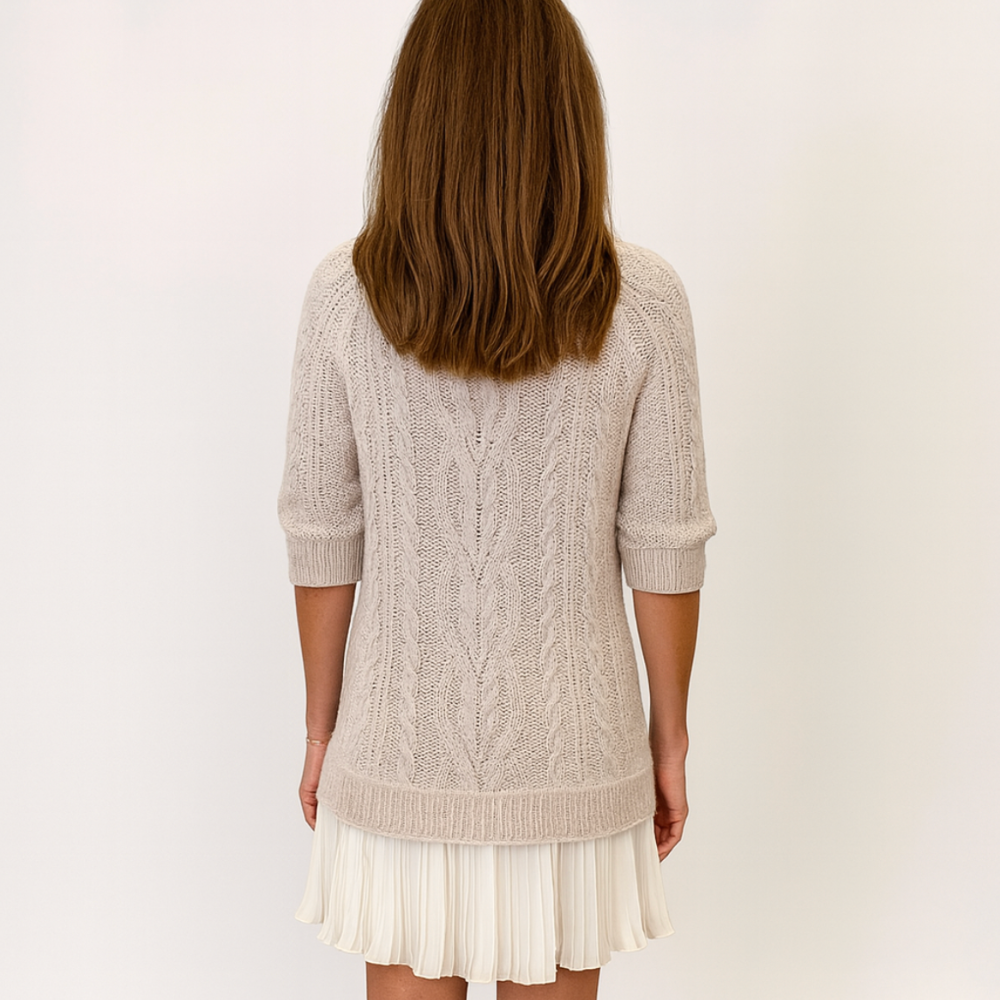 Maison Valmont™ | Robe Élégance Maille & Plissé