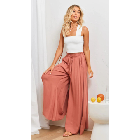 Pantalon Droit pour Femme – Taille Haute