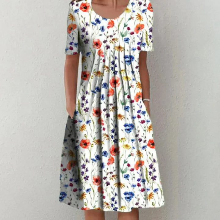 Robe Longue pour Femme – Robe D Été À Fleurs