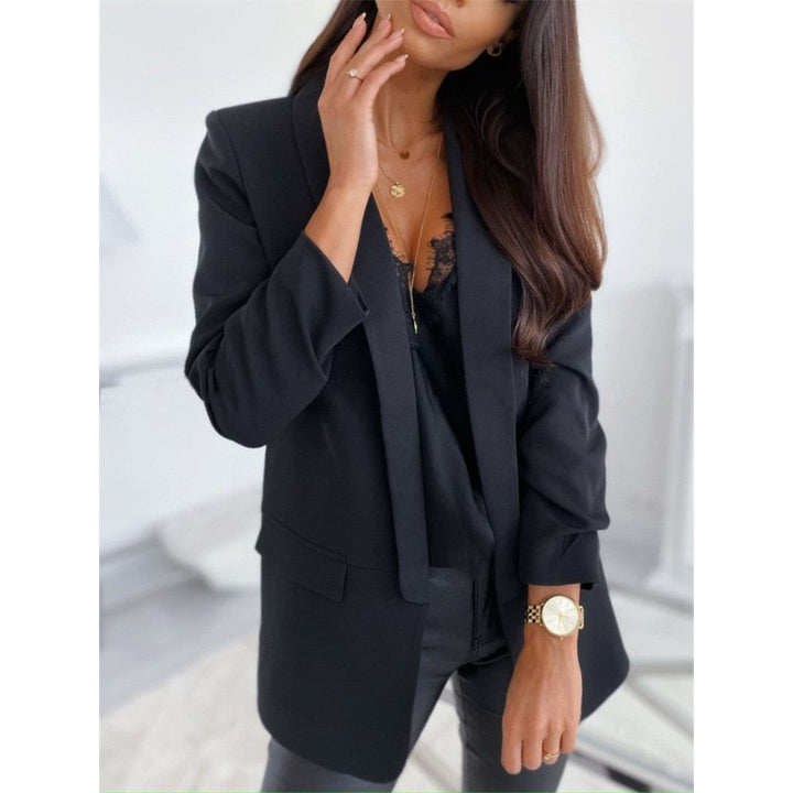Veste Structurée pour Femme – Blazer Coupe Classique
