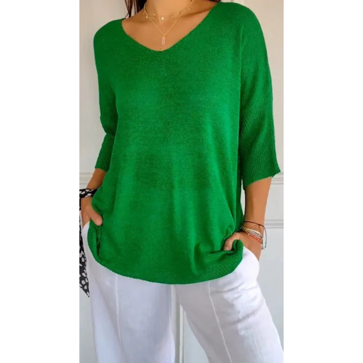 Maille pour Femme – Pull À Col En V