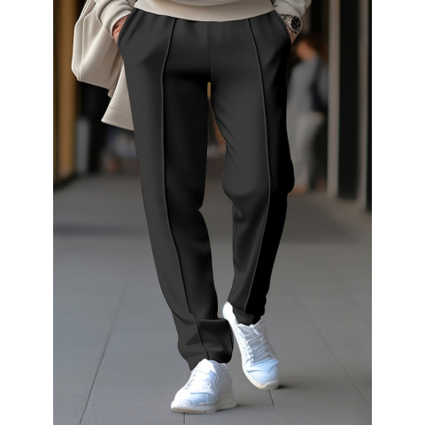 Pantalon Droit pour Homme – Allure Sobre et Moderne du Jour au Soir