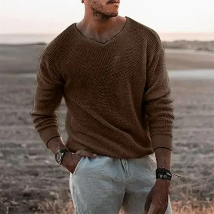 Pull pour Homme – Allure Sobre et Chaleureuse du Jour au Soir
