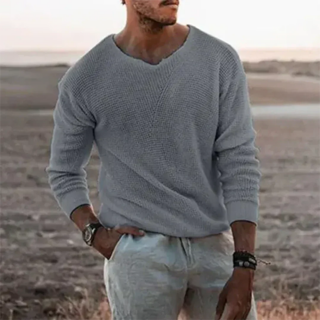Pull pour Homme – Allure Sobre et Chaleureuse du Jour au Soir