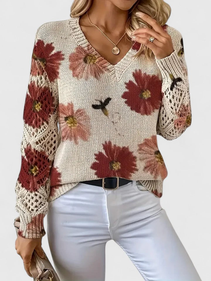 Maison valmont™ | pull harmonie florale