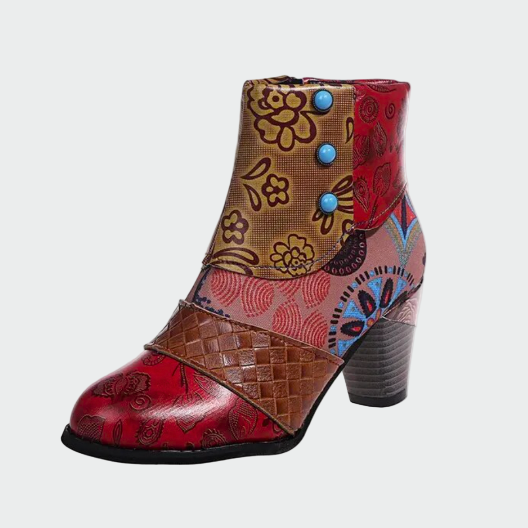 Maison Valmont™ | Bottines Bohème Multicolores