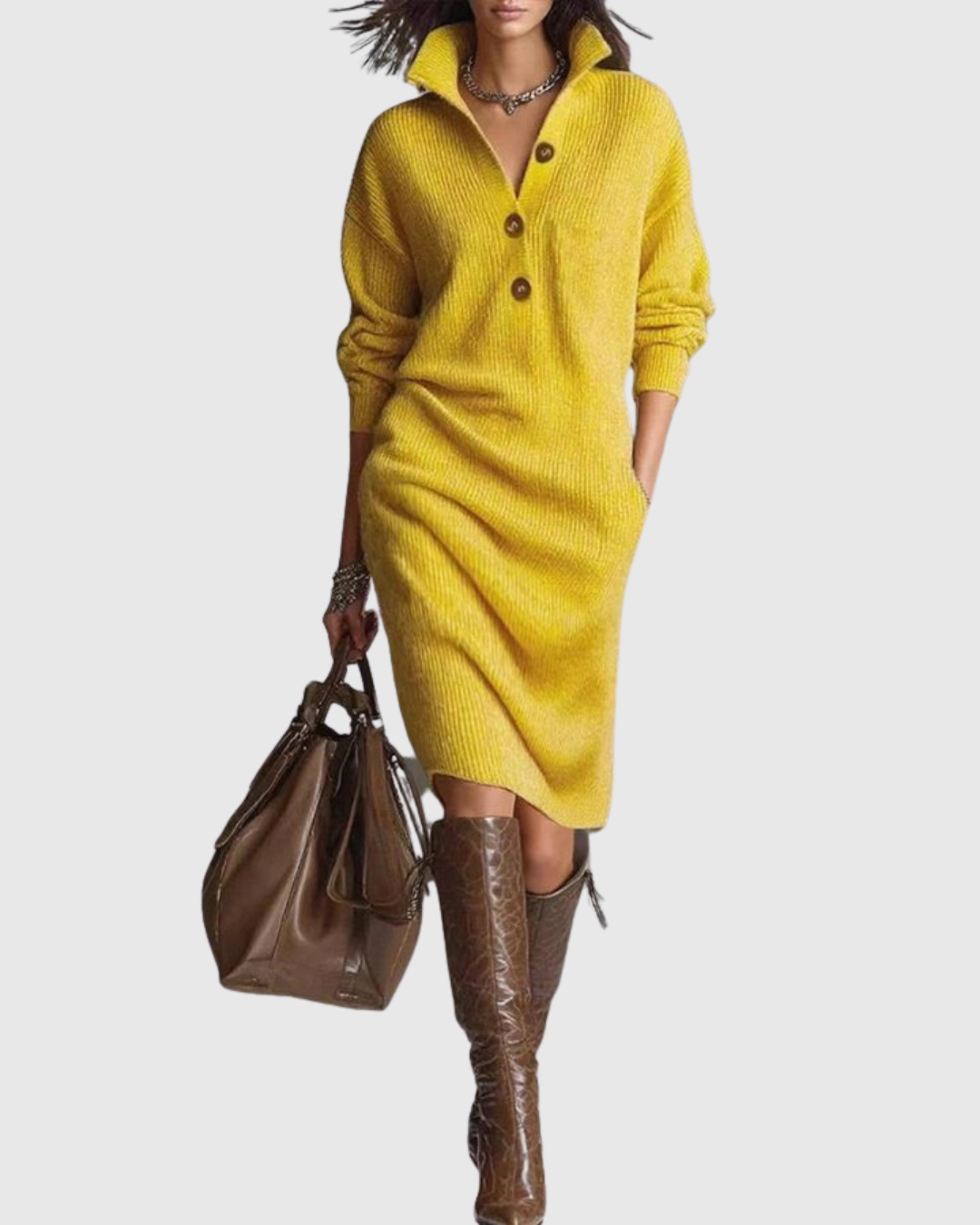 Robe Fluide pour Femme – Idéale La Saison Hivernale Et Un