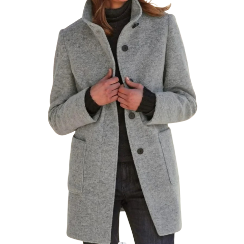 Manteau pour Femme – Coupe Nette pour la Saison Froide du Jour au Soir
