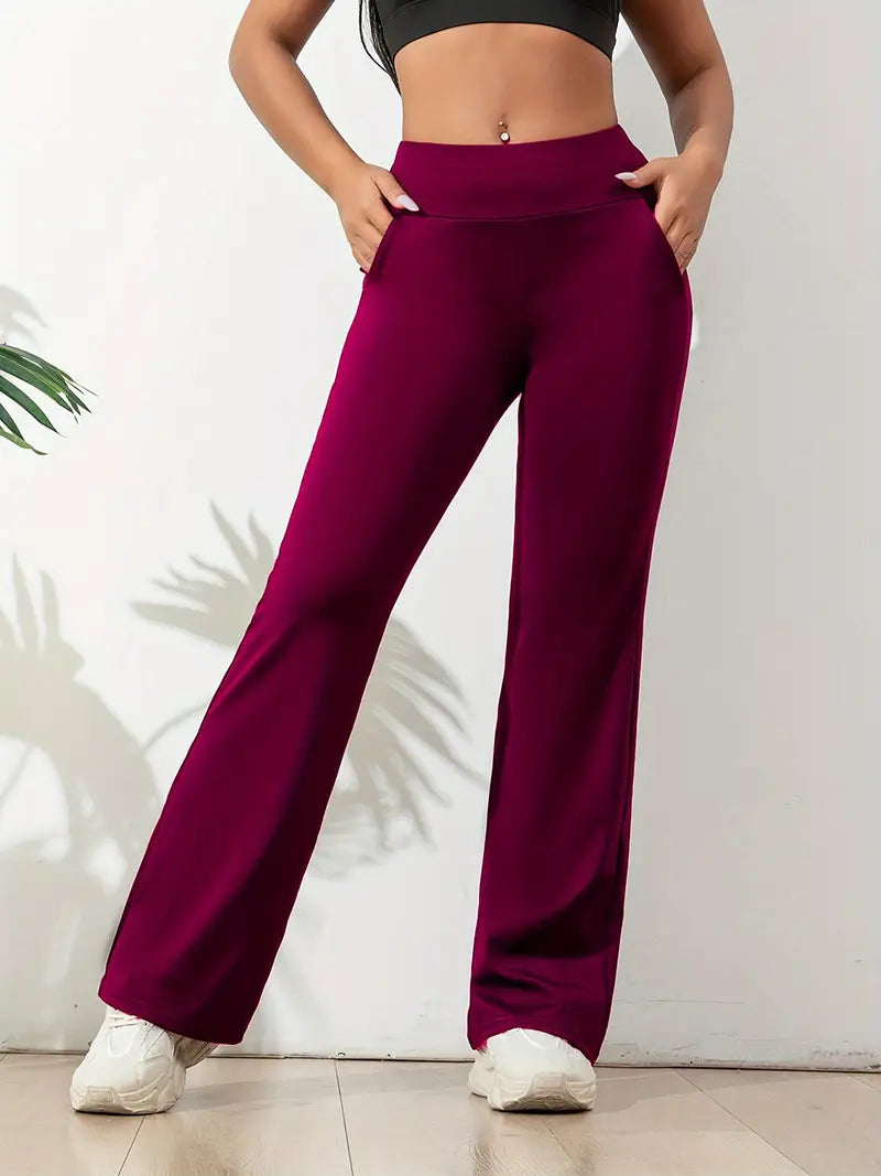 Pantalon Droit pour Femme – Coupe Fluide et Raffinée pour Toutes les Occasions, Coloris Noir