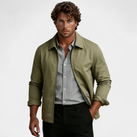 Veste pour Homme – Coupe Nette et Polyvalente au Fil des Saisons