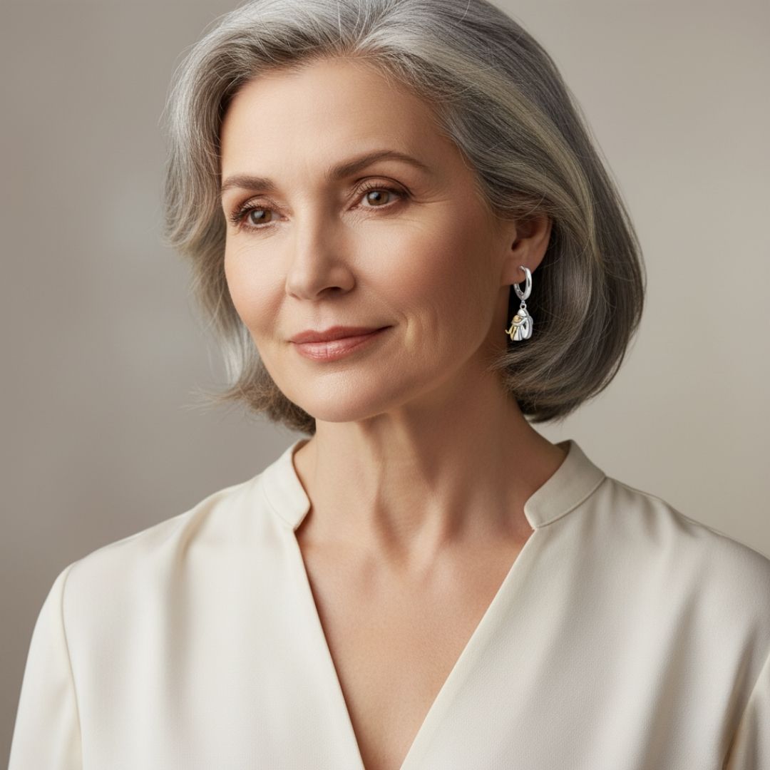 Maison Valmont™ | Boucles Icône Chien (Fermoir Rond)