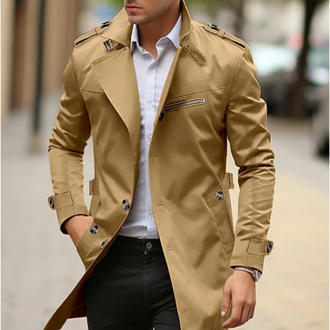 Manteau pour Homme – Tissu Déperlant Et Protection Anti Pluie