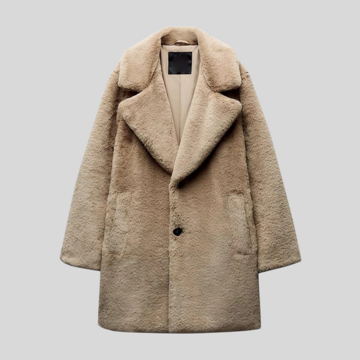 Manteau pour Femme – Allure Structurée et Intemporelle au Quotidien, Coloris Marron