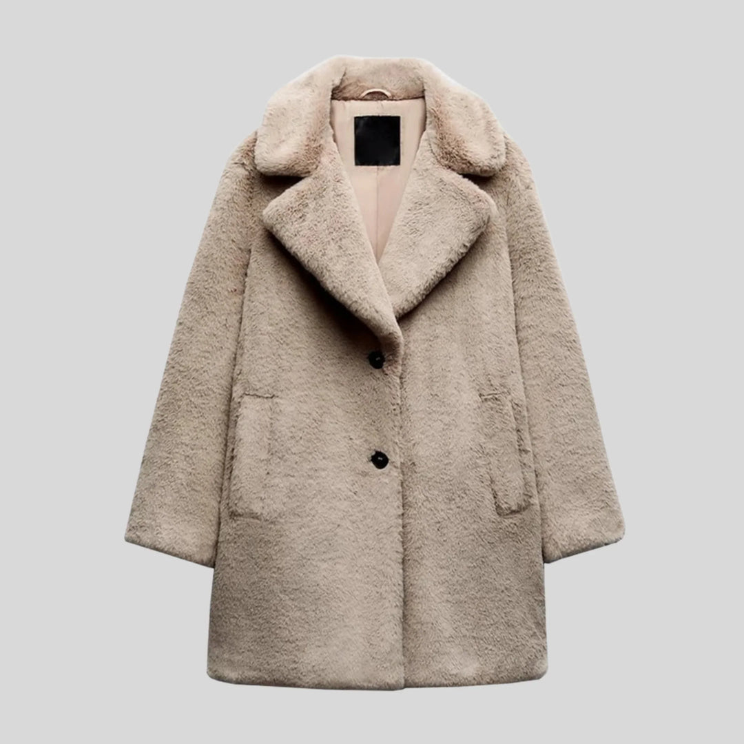 Manteau pour Femme – Allure Structurée et Intemporelle au Quotidien, Coloris Marron