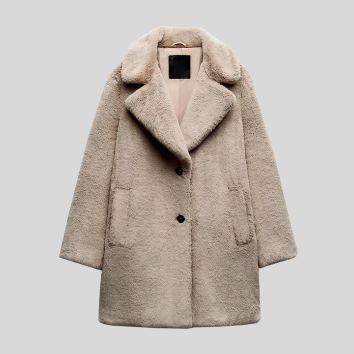 Manteau pour Femme – Allure Structurée et Intemporelle au Quotidien, Coloris Marron