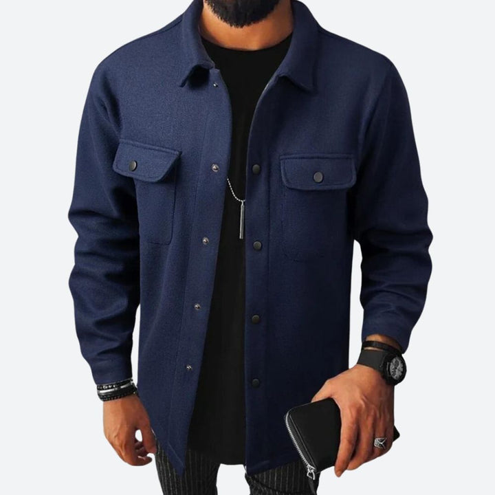 Chemise Structurée pour Homme – Coupe Nette du Bureau au Weekend au Quotidien