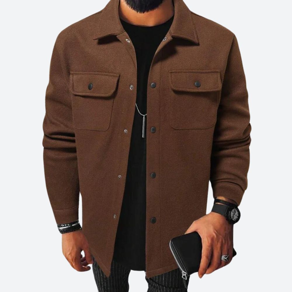 Chemise Structurée pour Homme – Coupe Nette du Bureau au Weekend au Quotidien