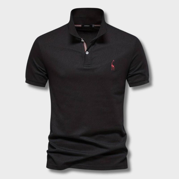 Polo pour Homme – Coupe Slim Col À Rayures Contrastées