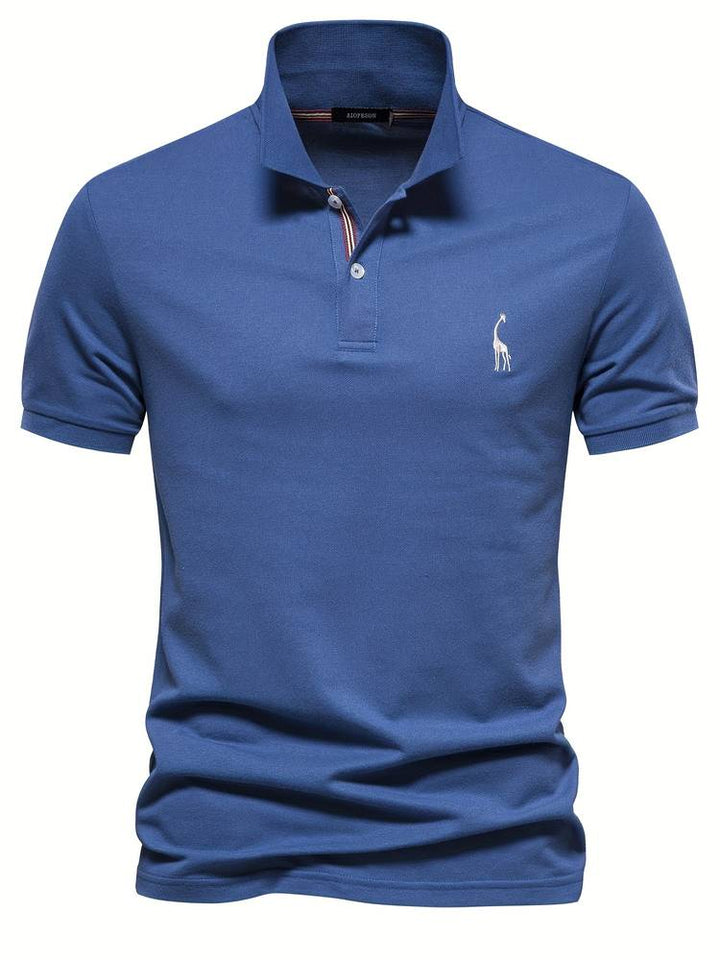 Polo pour Homme – Coupe Slim Col À Rayures Contrastées