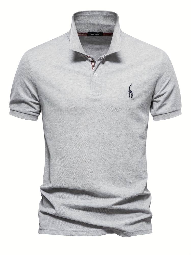 Polo pour Homme – Coupe Slim Col À Rayures Contrastées