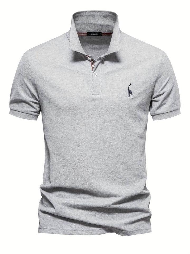 Polo pour Homme – Coupe Slim Col À Rayures Contrastées
