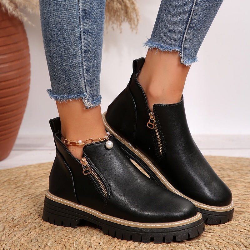 Maison Valmont™ | Bottines Confort en Cuir