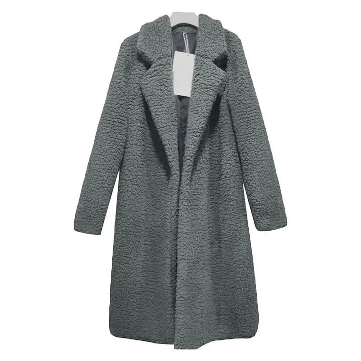 Manteau pour Femme – Silhouette Affirmée d Automne pour Toutes les Occasions, Coloris Gris foncé