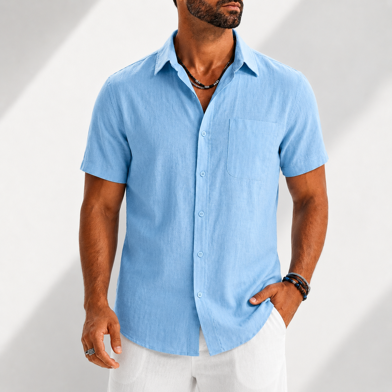 Bleu clair / 5XL