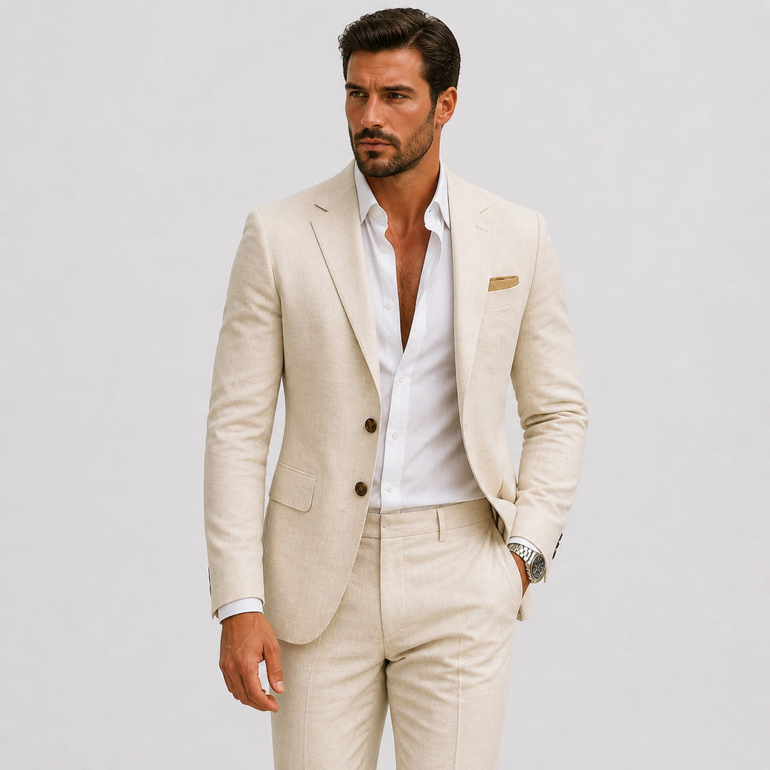 Veste Structurée pour Homme – Costume D Été